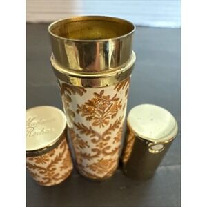 Vintage Marcel Rochas Madam Rochas Perfume Spray Refillable Mini Metal Container